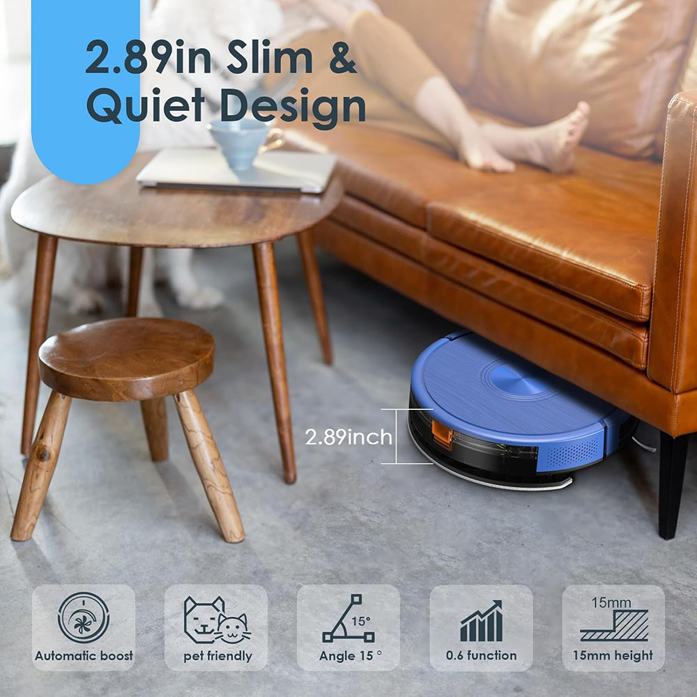3 in 1 Mopping Robotic Vacuum with Schedule