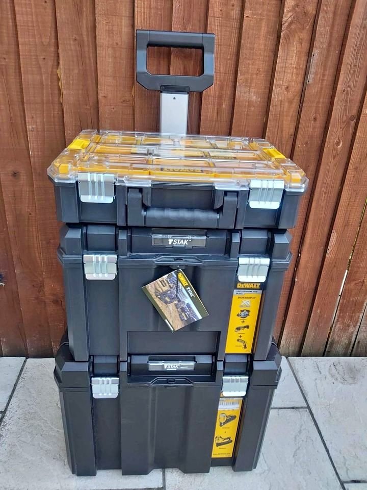 DEWALT DWST60436 3-in-1 tool box heavy duty rolling tower mobile tool box