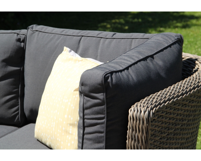 6PC High Back Modular Daybed Sofa Rattan Furniture Set - Natural DECO alfresco