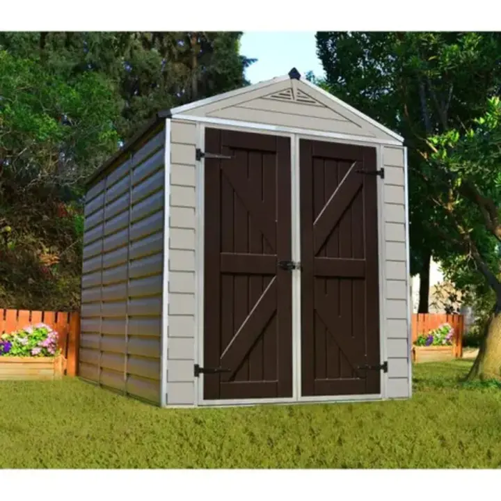 【Storage Shed】6 ft. Width X 10 feet. D plastic storage shed. Peter changed the group photo.