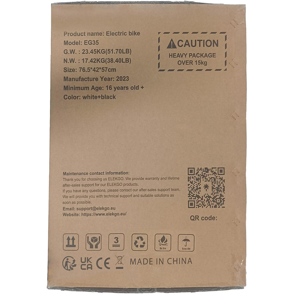 ELEKGO E Bike Folding Bike