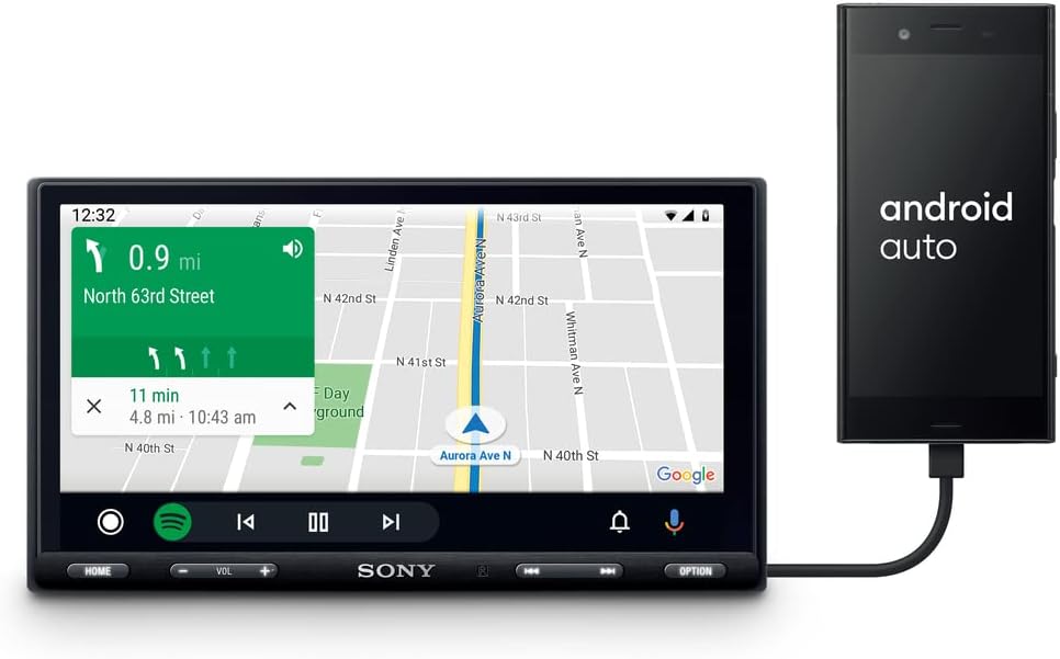 Sony XAV-AX5600 7-Inch Multimedia Receiver with Apple CarPlay/Android Auto and HDMI Video Input