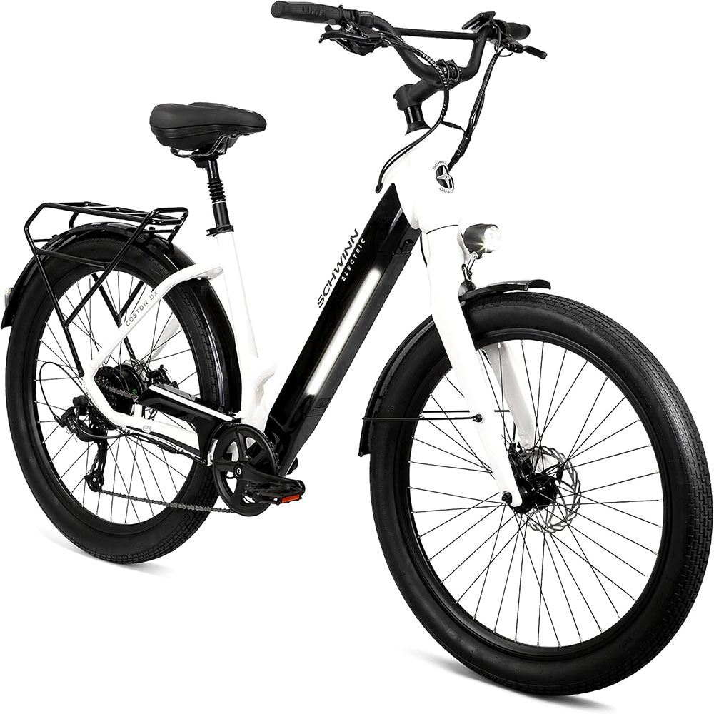 Schwinn Coston Adult Hybrid Electric Bike, 20MPH Commuter Electric Bike
