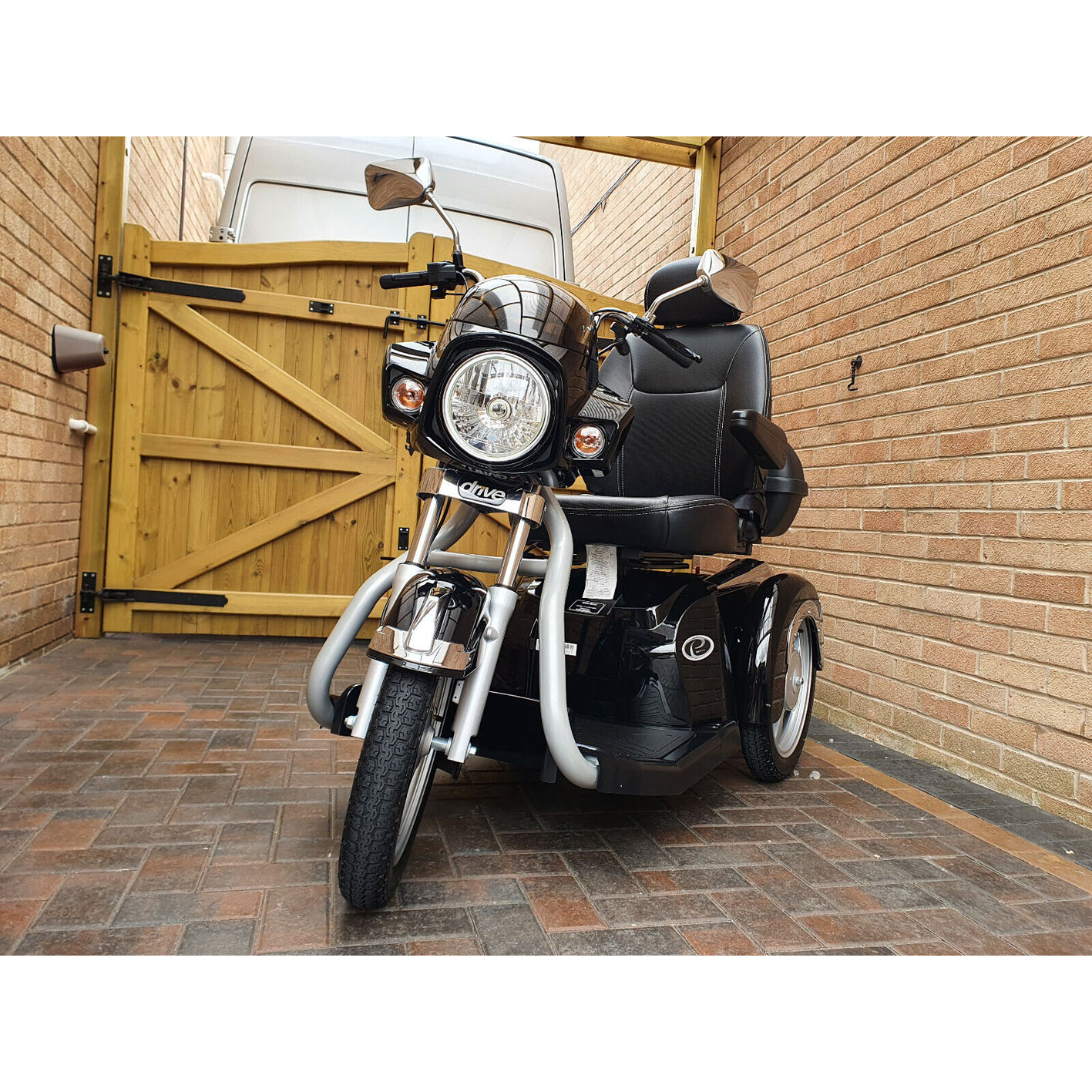 Motorbike style mobility scooter. Sport Rider