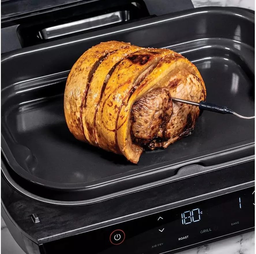 Ninja Foodi MAX Health Grill and Air Fryer [AG551UK], 3.8 L, Grey/Silver