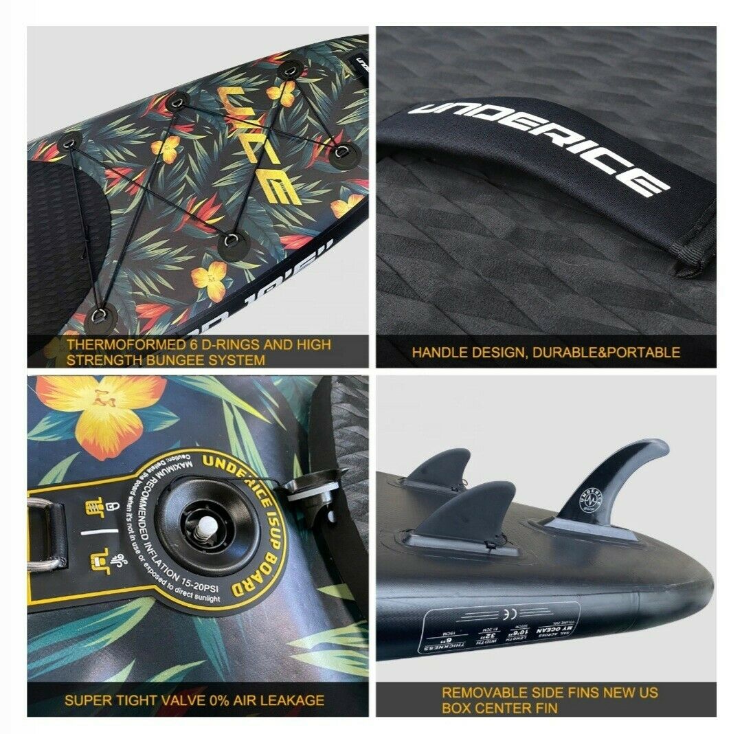 Under Ice Stand Up Paddling Board aufblasbar SUP 320x82x15cm