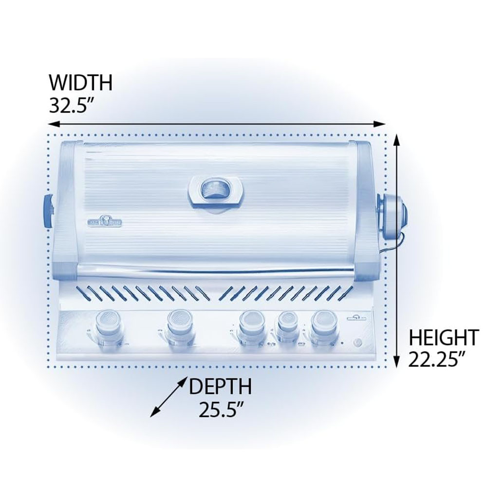 Napoleon Built-in Prestige 500 BBQ Grill