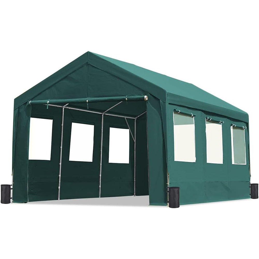 ADVANCE OUTDOOR 12x20 ft Heavy Duty Adjustable Carport