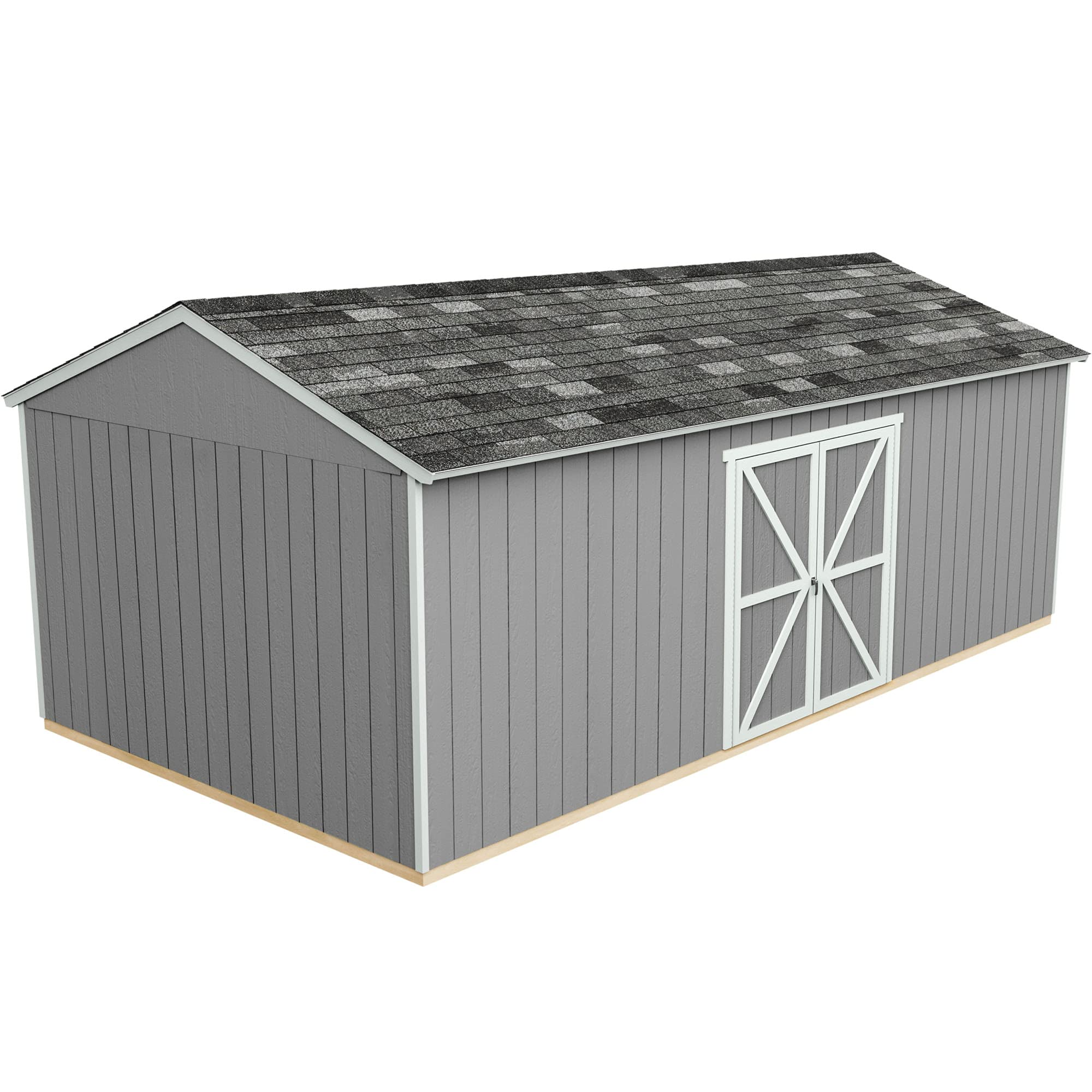 【Storage Shed】Astoria 12x24 Do-It-Yourself Wooden Storage Shed with Floor
