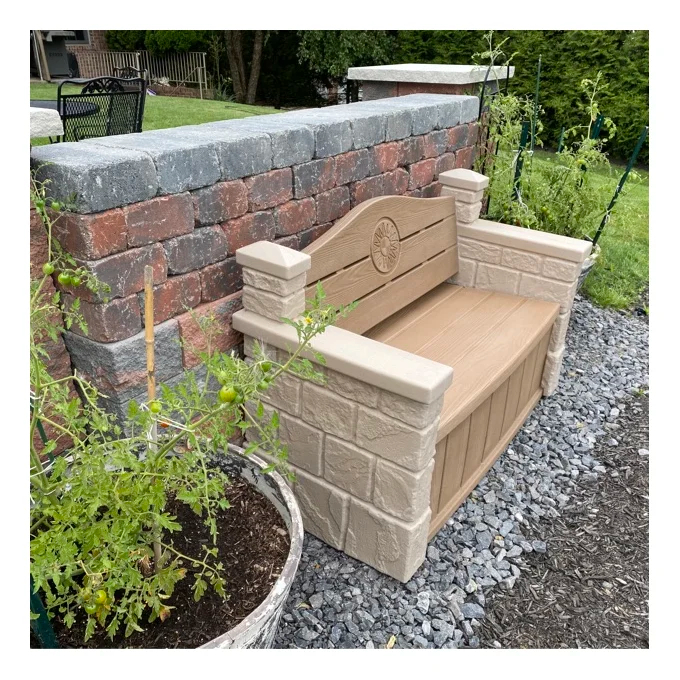 【Storage Shed】Outdoor Plastic Storage Bench