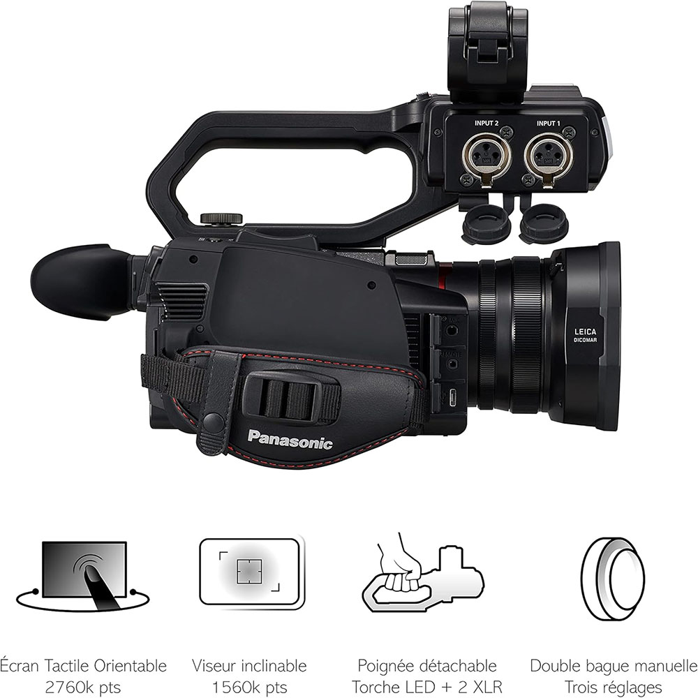 Panasonic HC-X2000E Lightest 4K Professional Camcorders